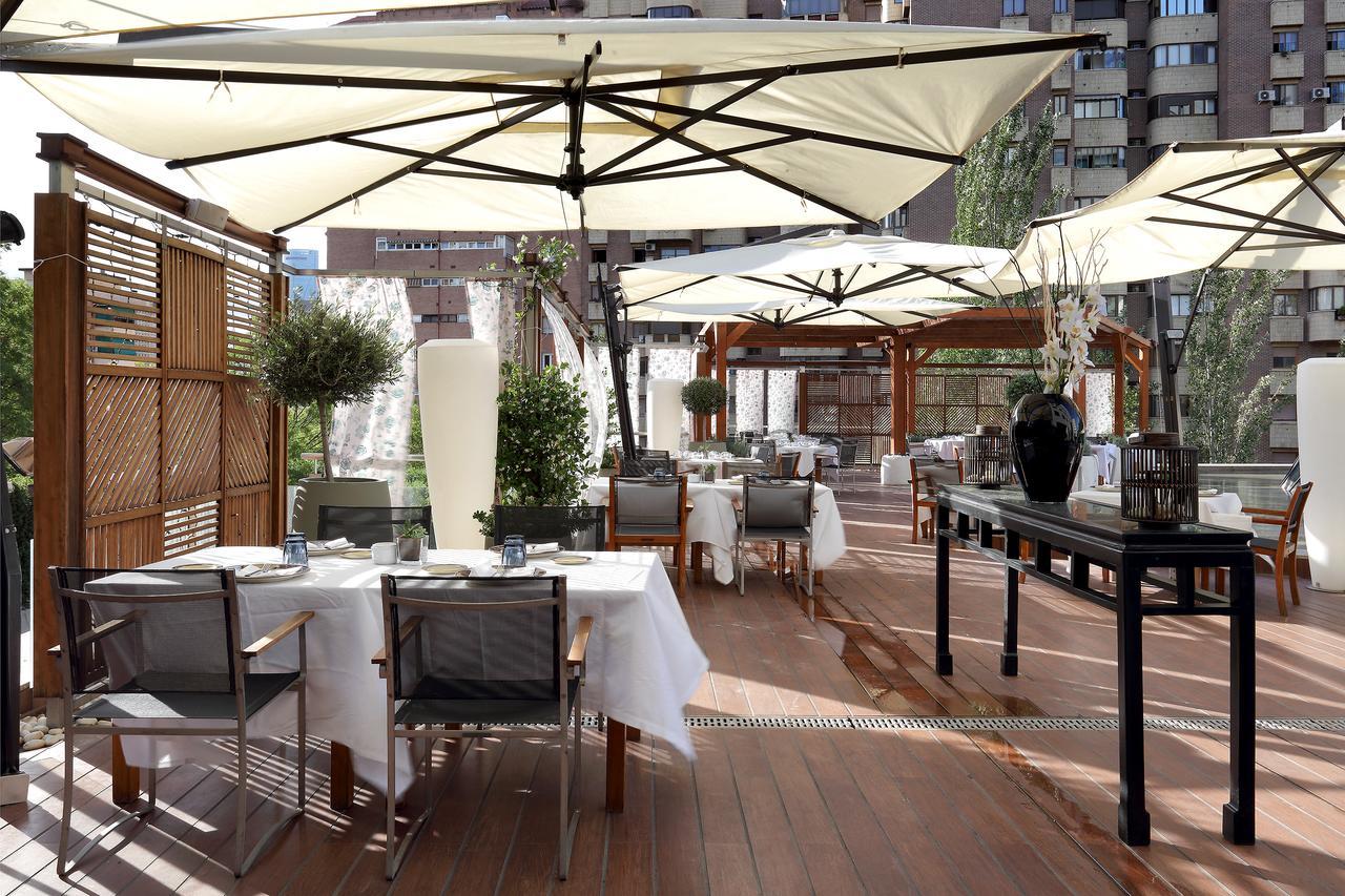 Eurostars Suites Mirasierra Madrid Exterior foto The restaurant