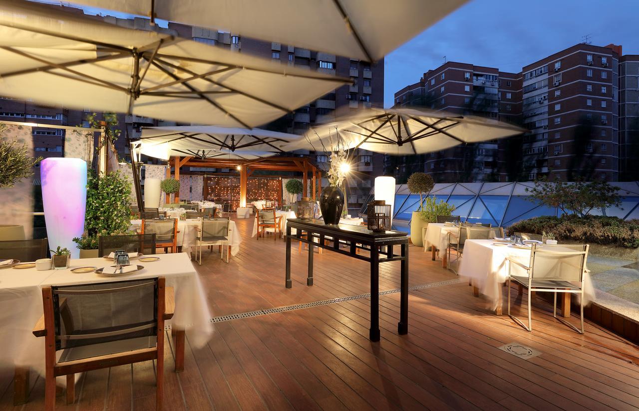 Eurostars Suites Mirasierra Madrid Exterior foto The restaurant